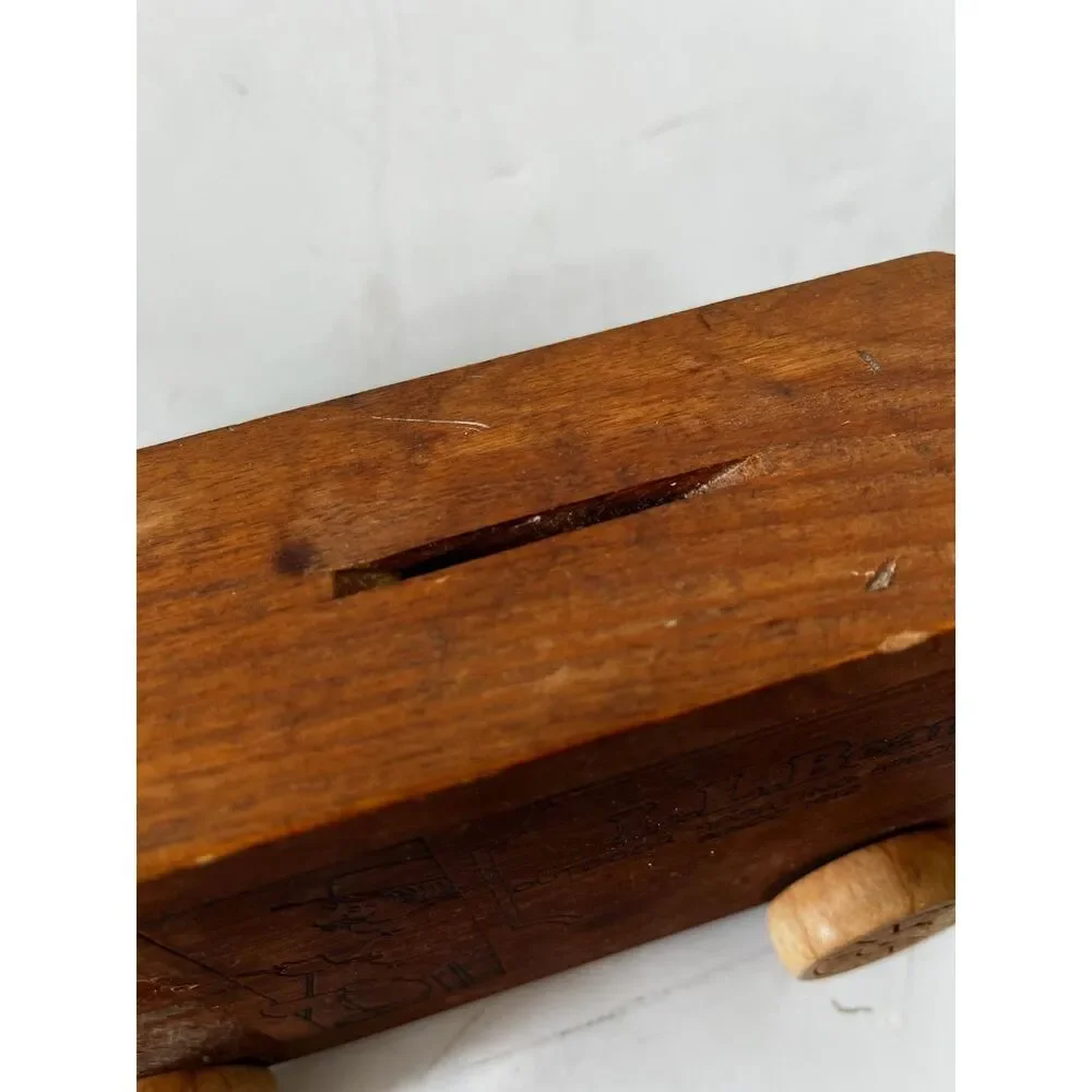 preppy old money Vintage wooden truck car LL Bean Toystalgia 1980s collectible